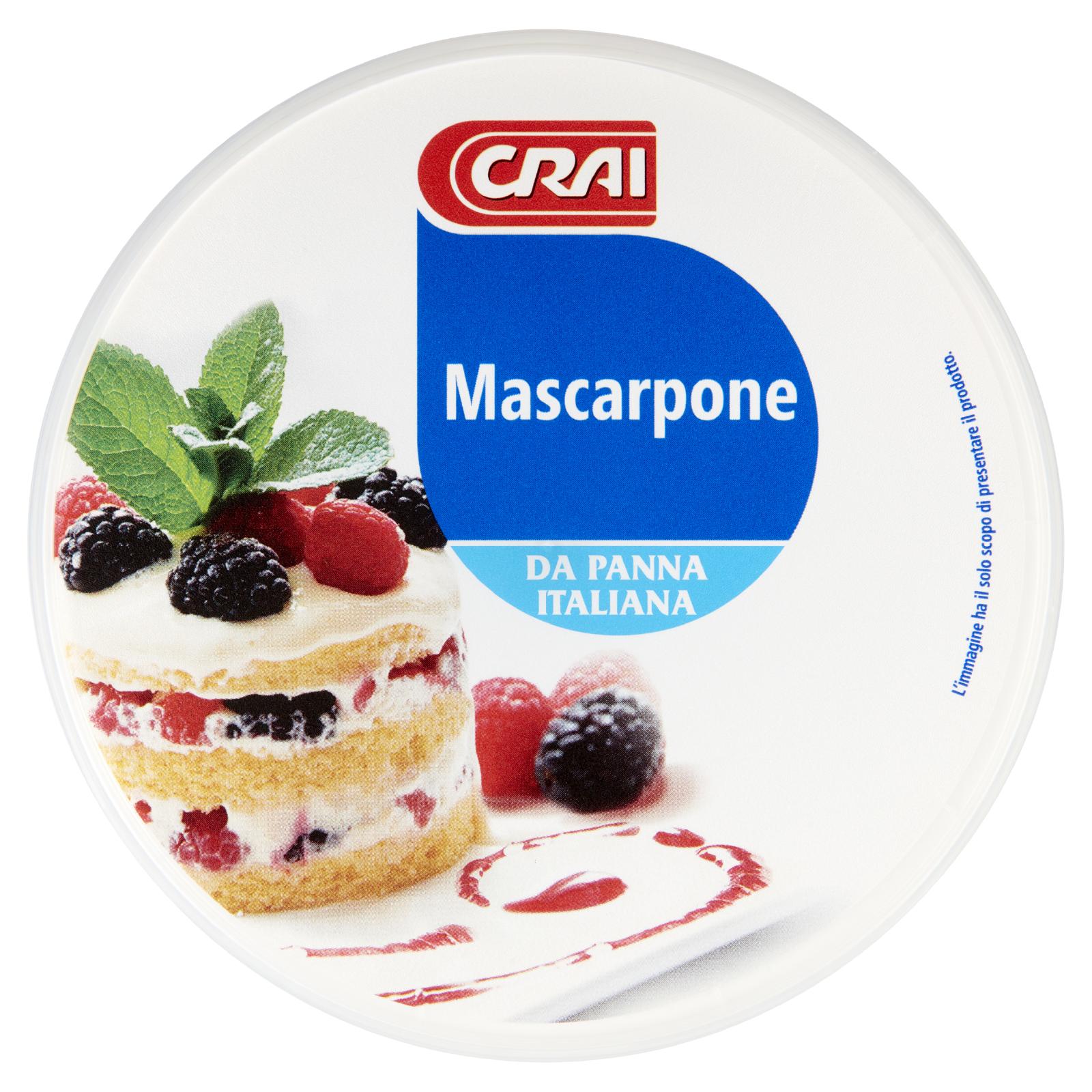 MASCARPONE DA PANNA ITALIANA CRAI GR. 500
