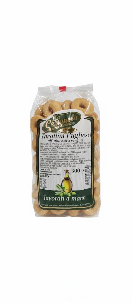 La cerignola Tarallini Pugliesi alla‘ olio extra vergine 300g