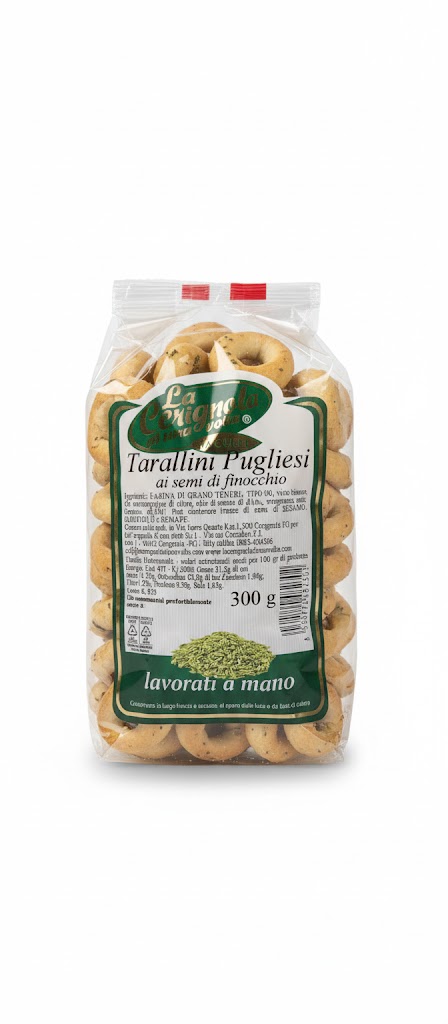 La cerignola Tarallini Pugliesi ai semi di finocchio 300g