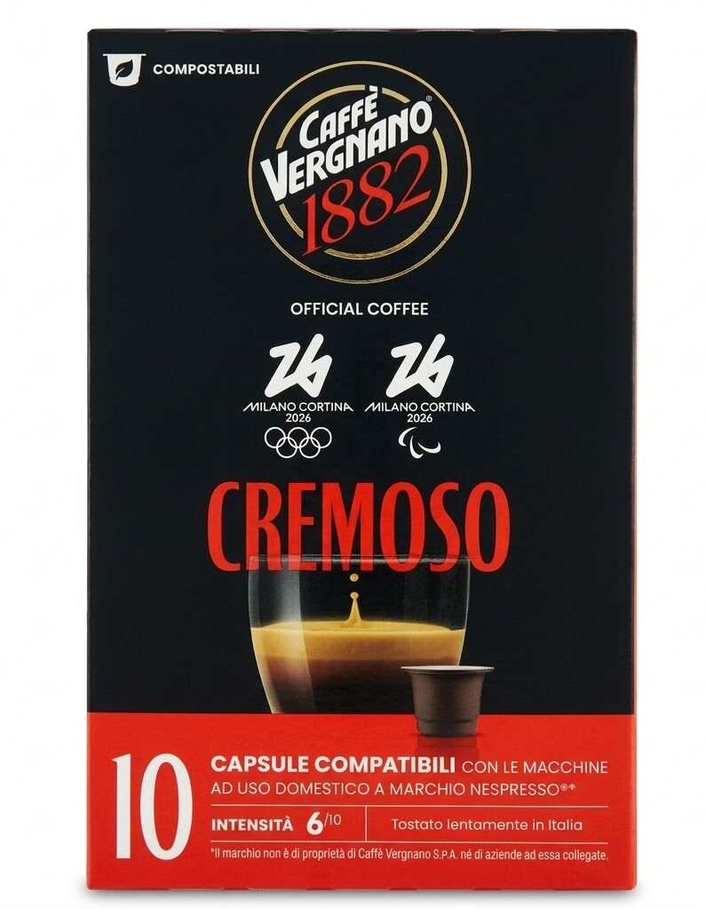 CAPSULE VERGNANO CREMOSO COMPATIBILI NESPRESSO 10PZ