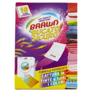 BRAWN BUCATO SICURO FOGLI CATTURA COLORE 10 PEZZI