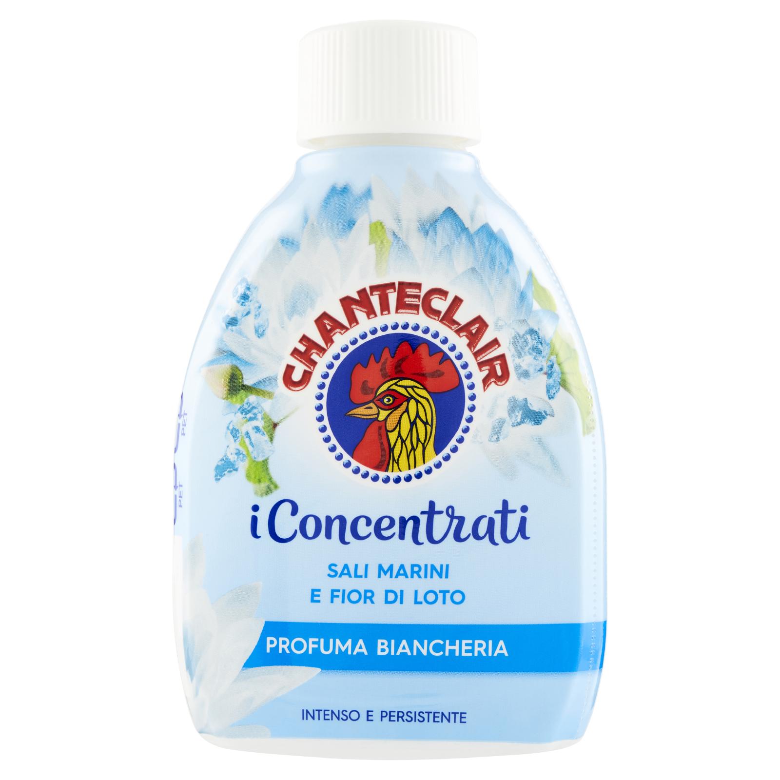 CHANTECLAIR - I CONCENTRATI, PROFUMA BIANCHERIA, SALI MARINI E FIOR DI LOTO, PROFUMO INTENSO E PERSISTENTE SUI CAPI - 220 ML