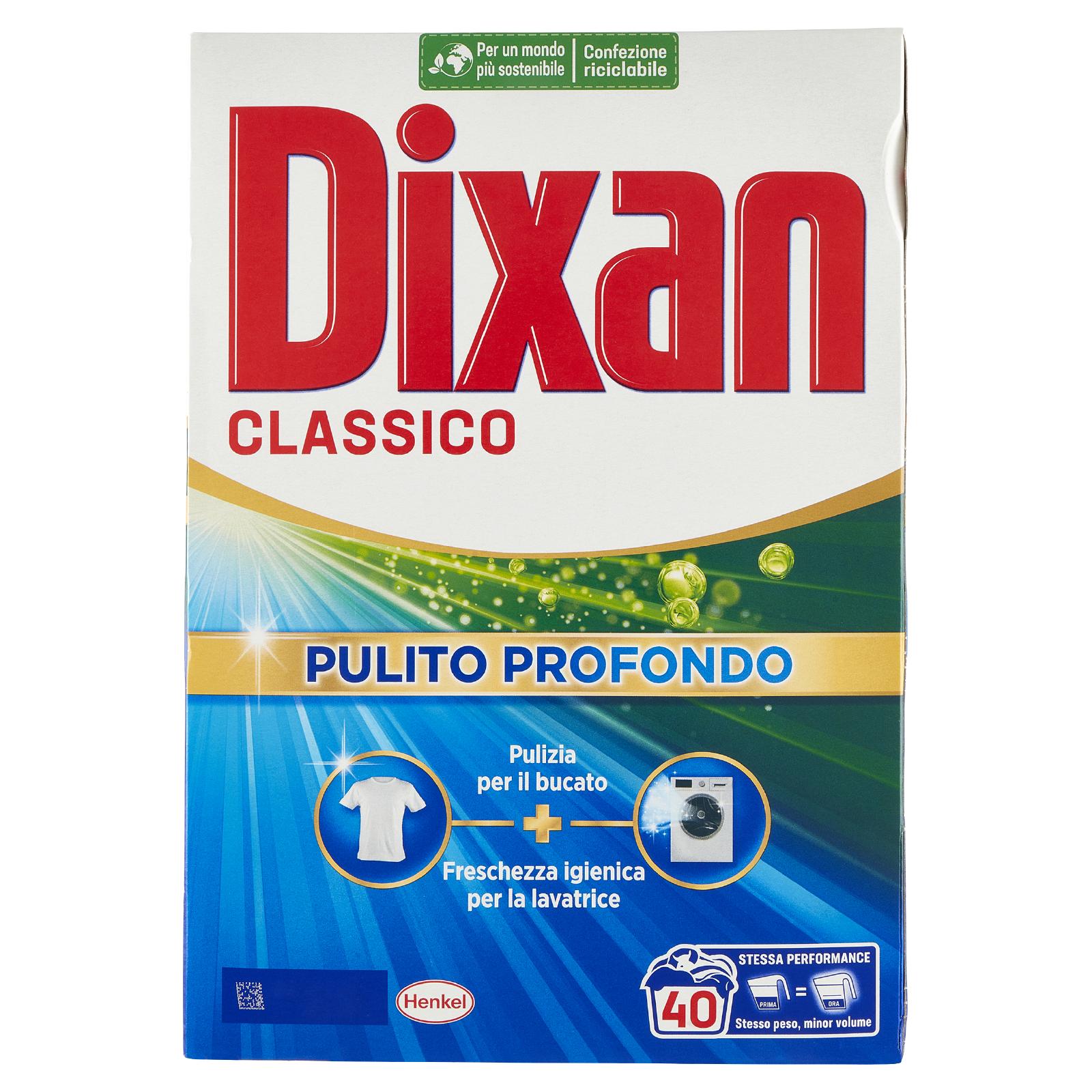 DETERSIVO DIXAN IN POLVERE PER LAVATRICE 40 MISURINI
