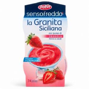 DOLFIN SENSOFREDDO LA GRANITA SICILIANA GUSTO FRAGOLA 2 X 100 ML