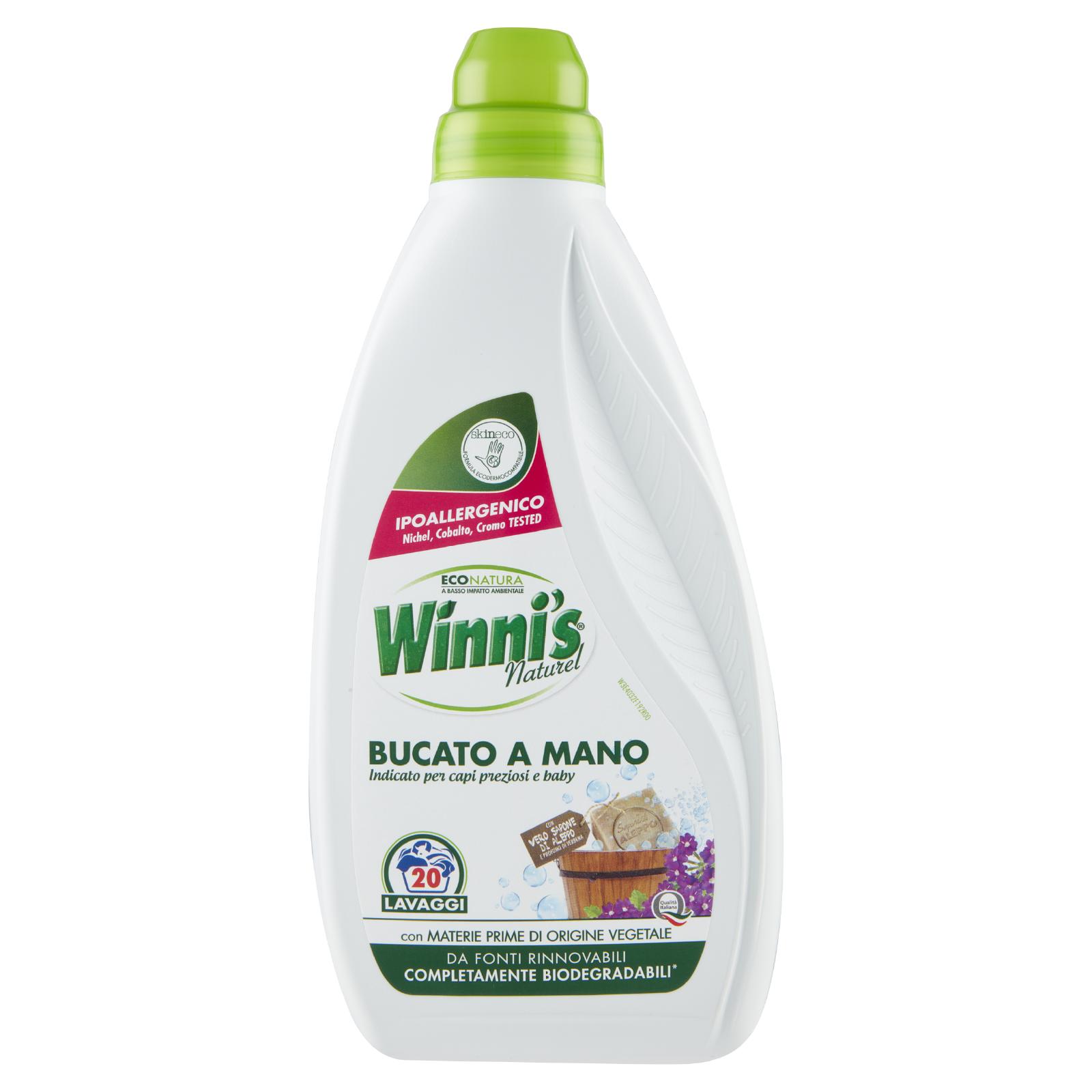 WINNI'S DETERGENTE PER BUCATO A MANO, 20 LAVAGGI, 750ML