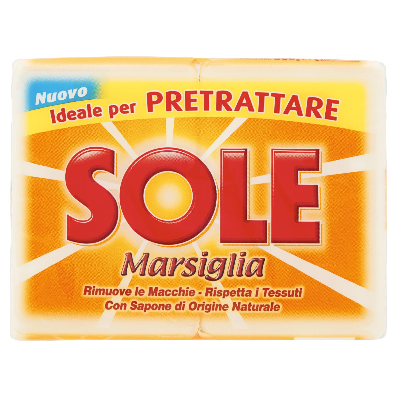 SOLE SAPONE PER BUCATO BIANCO 2 X 250 GR