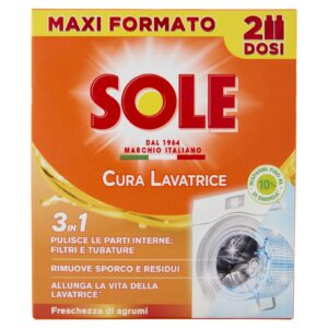 SOLE CURA LAVATRICE LIQUIDO - 250ML X 2PZ