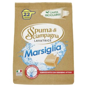 SPUMA DI SCIAMPAGNA DETERSIVO IN POLVERE SACCO MARSIGLIA 22 MISURINI