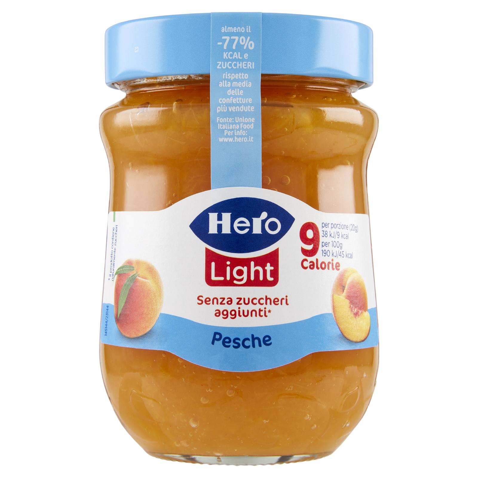 Hero Light Confettura di Pesche 280 g