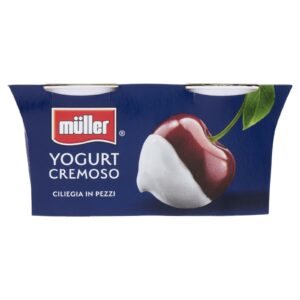 Yogurt Cremoso Ciliegia in Pezzi 2 x 125g Müller