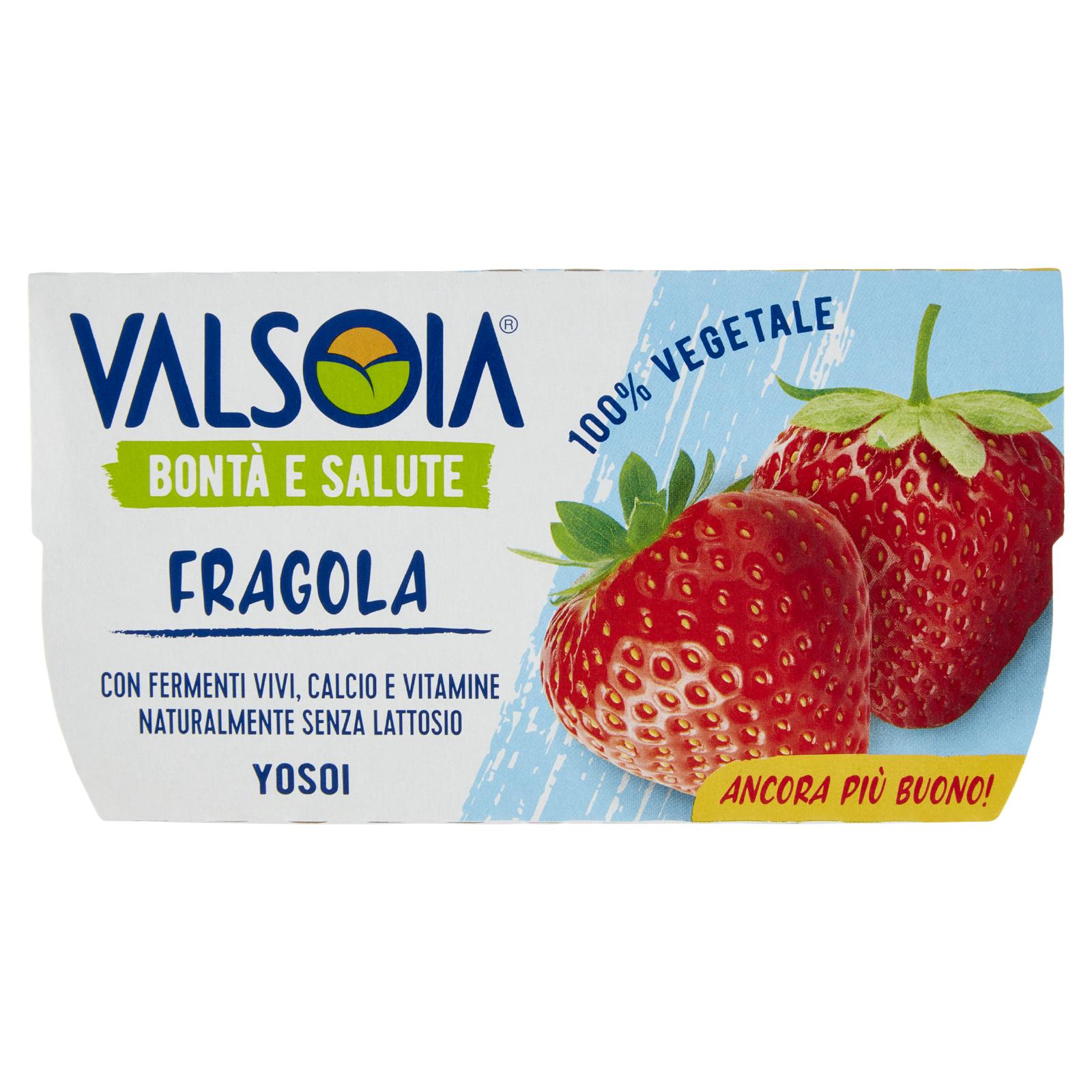 YOG VALSOIA YOS FRAGOLA 2X125G