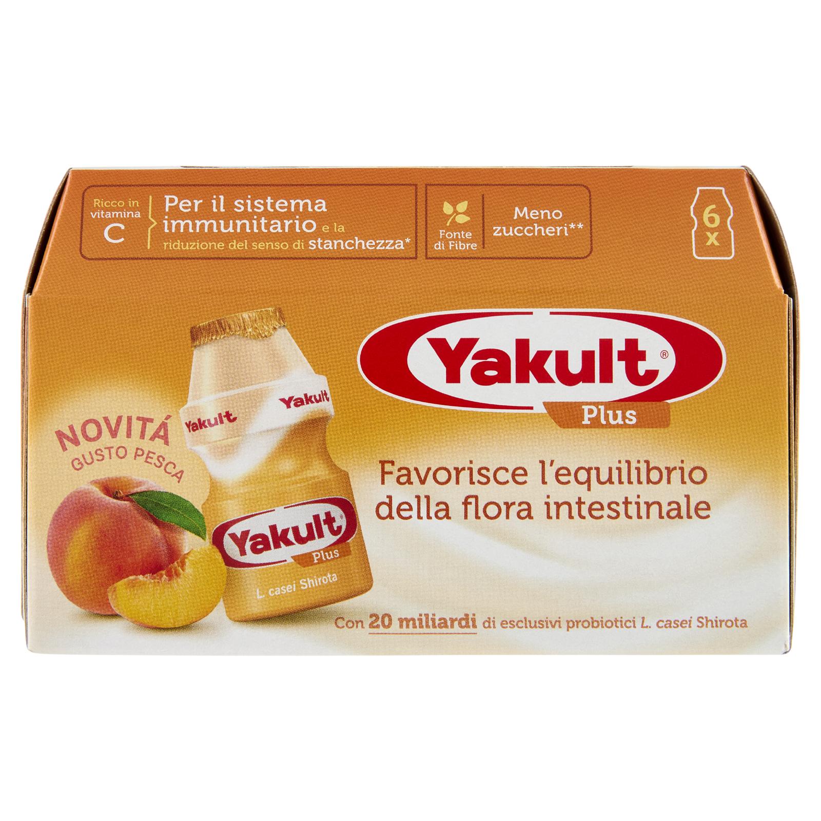 YAKULT PLUS PESCA 6X65ML