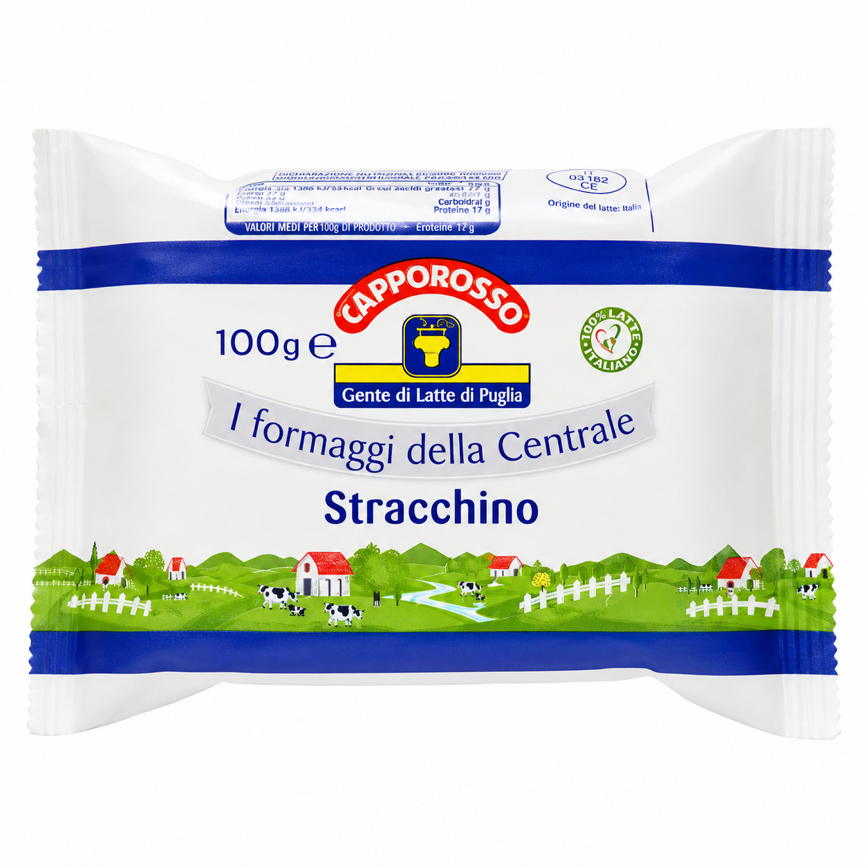 Centrale del Latte di Torino Tapporosso Stracchino Formaggio Molle 100g