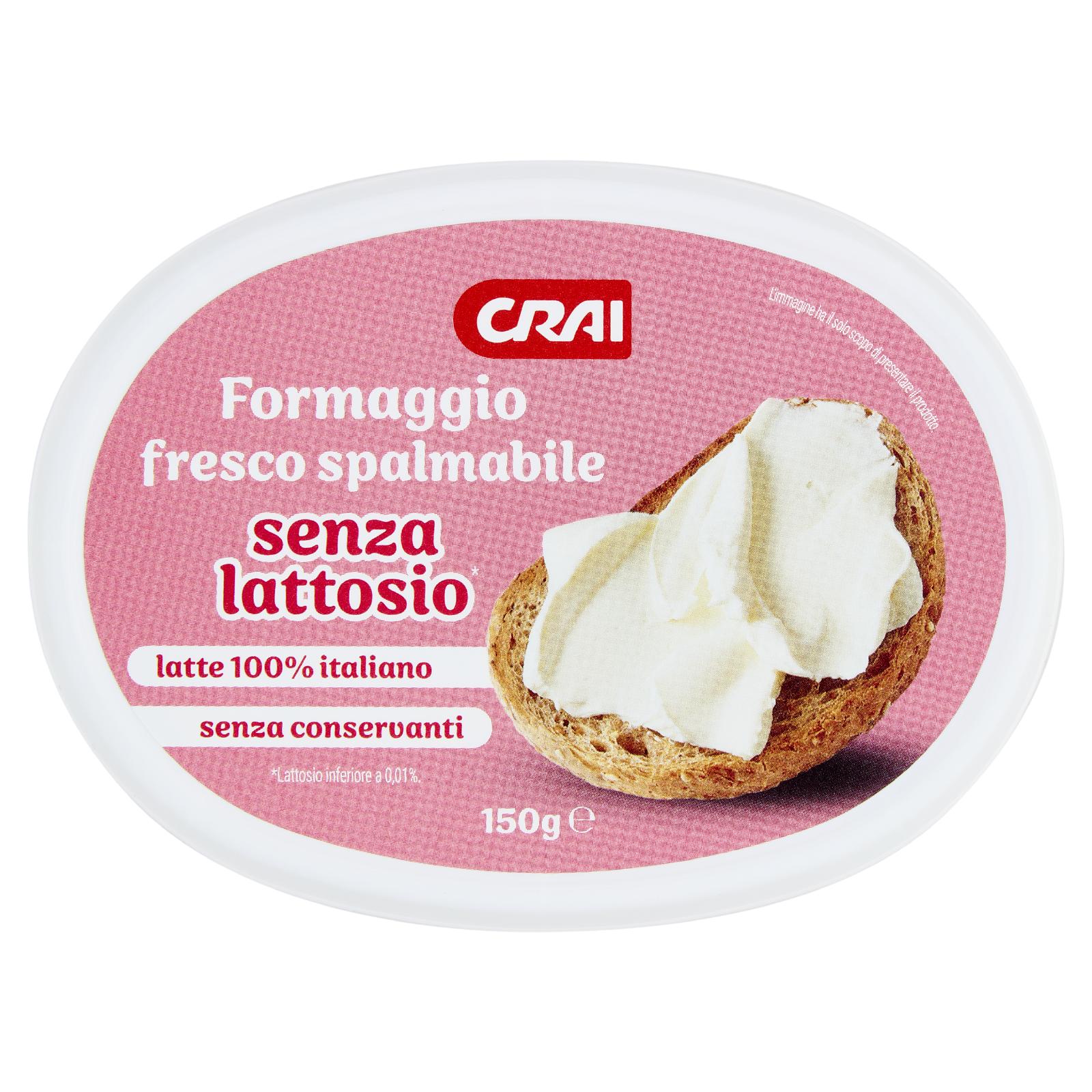 Crai Formaggio Fresco Spalmabile Senza Lattosio 150g