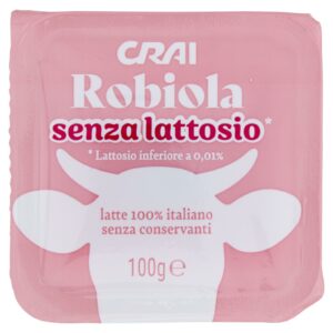 Crai Robiola Senza Lattosio Formaggio Fresco 100g