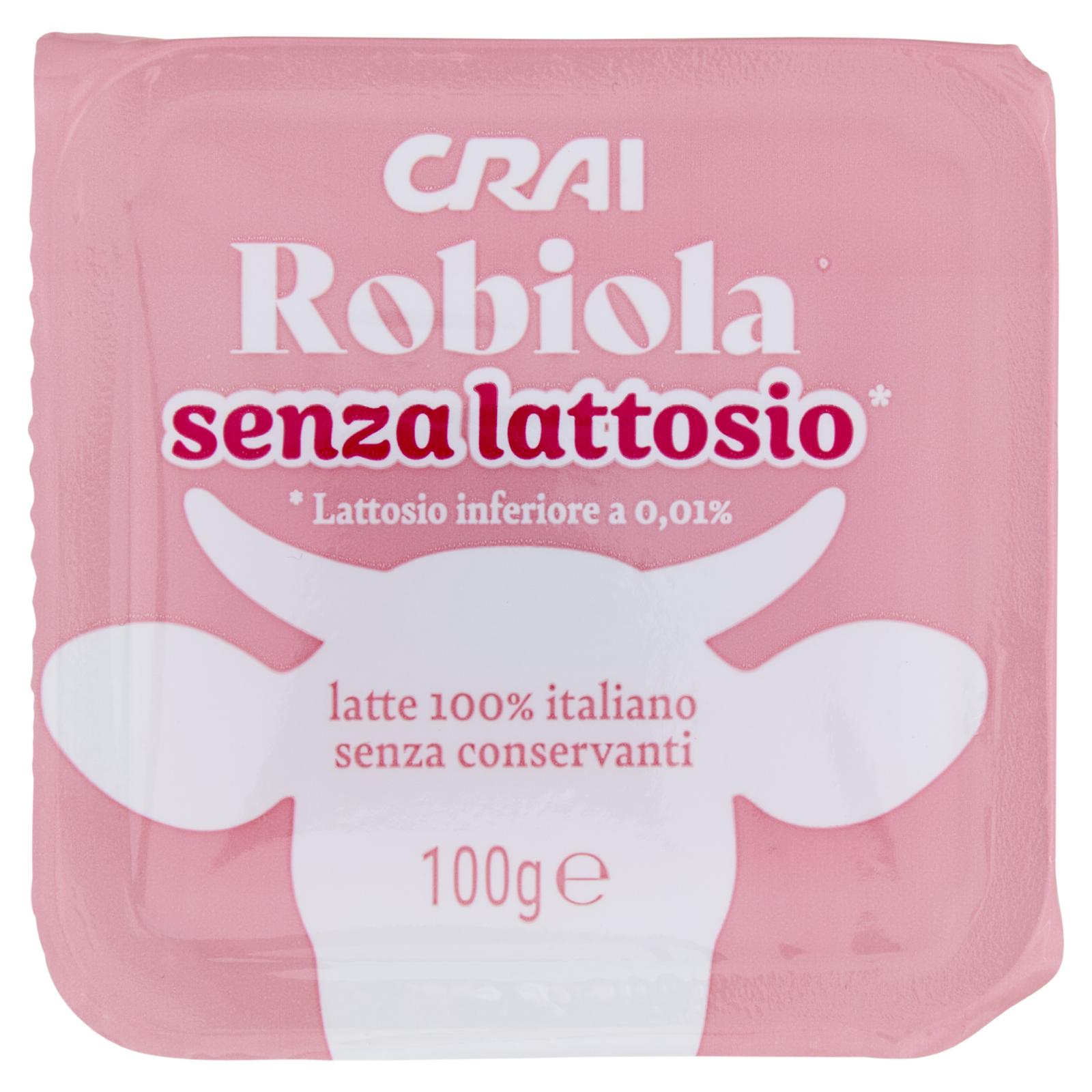 Crai Robiola Senza Lattosio Formaggio Fresco 100g