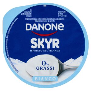 Danone Skyr Yogurt Ispirato all'Islanda 0% Grassi Bianco 150g