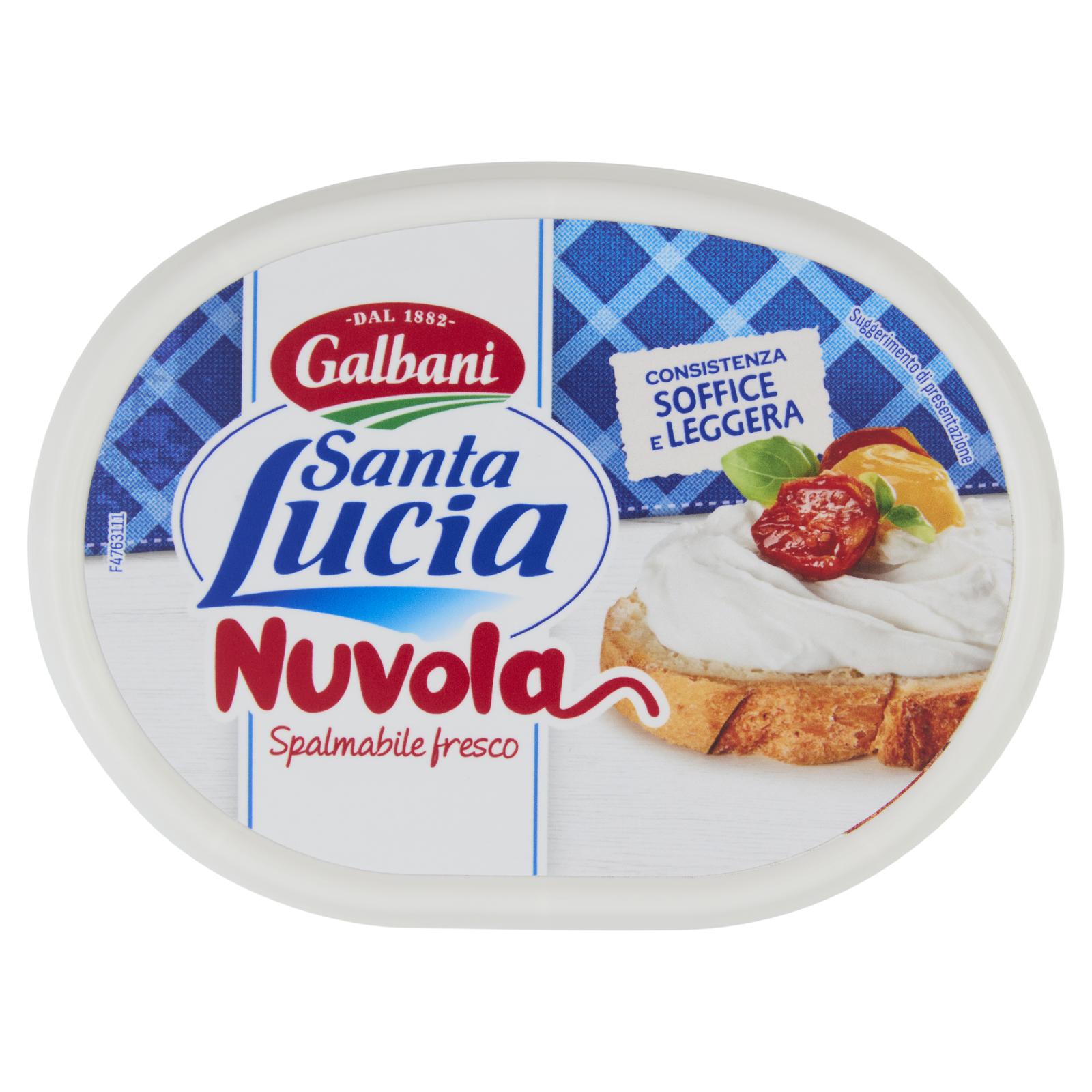 Galbani Santa Lucia Nuvola Formaggio Fresco Spalmabile alla Ricotta 180g
