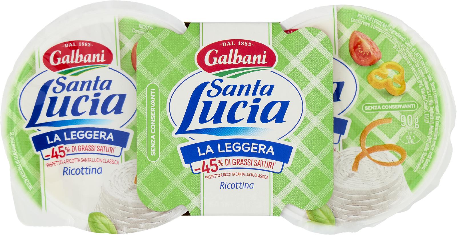 Galbani Santa Lucia Ricotta Light 2x90g
