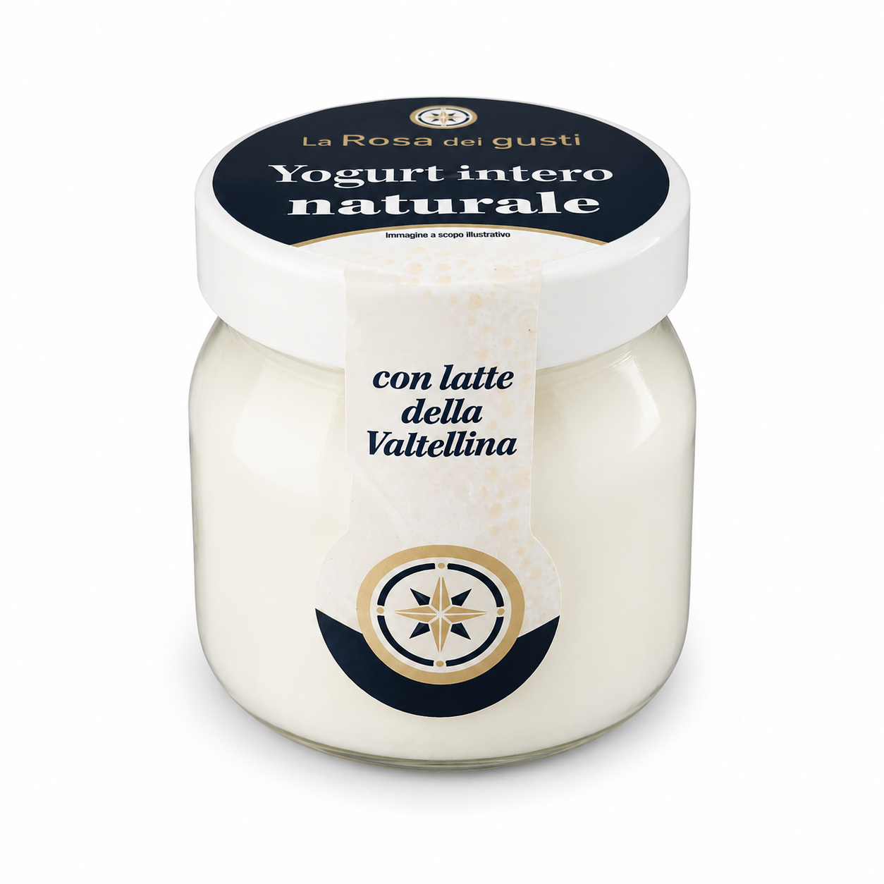 La Rosa dei Gusti Yogurt Intero Bianco 125g