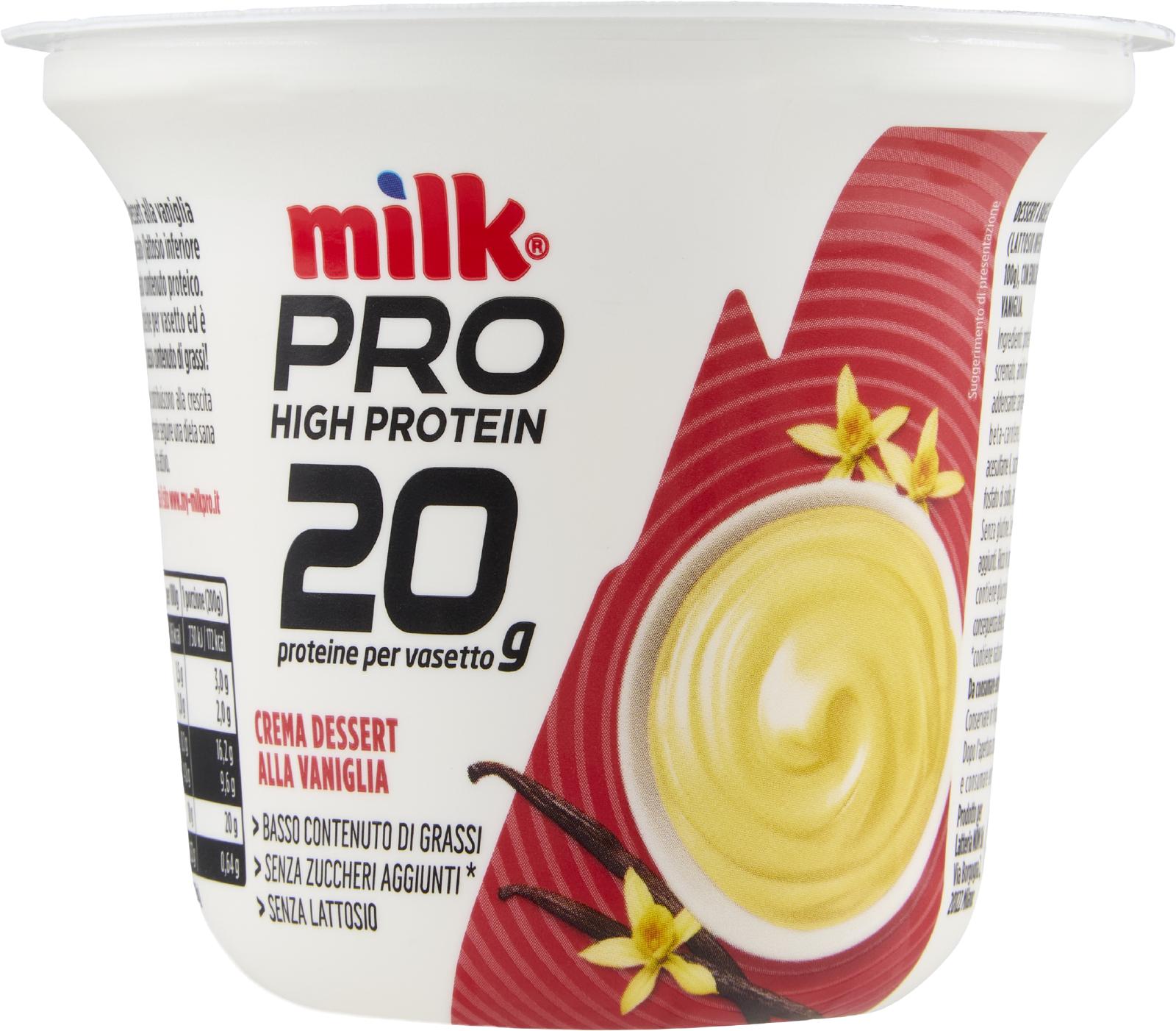 Milk Pro High Protein Crema Dessert Vaniglia 200g