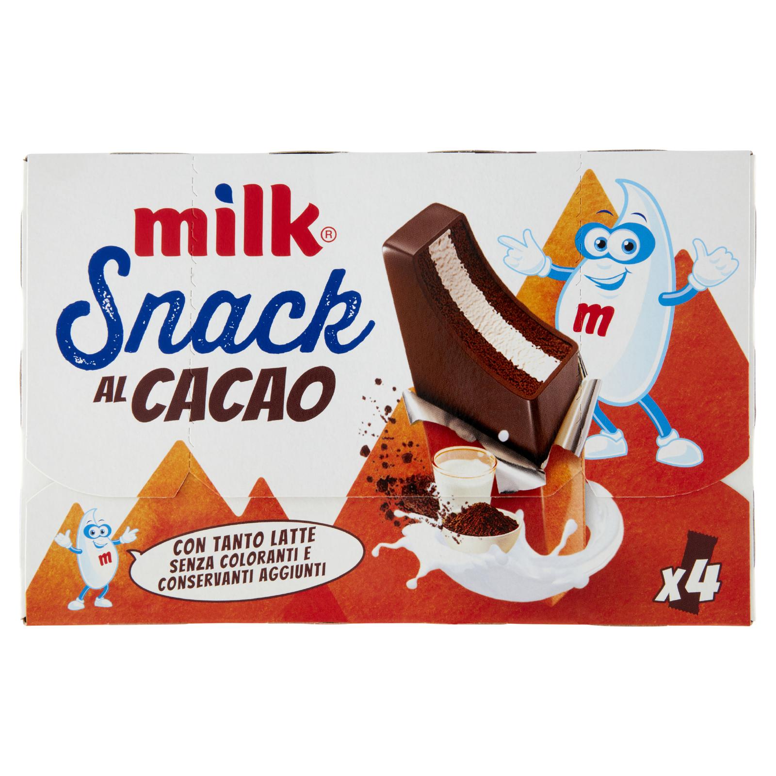 Milk Snack al Cacao 4x30g