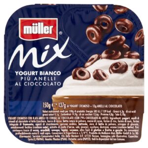 Müller Mix Bianco + Anelli al Cioccolato 150g