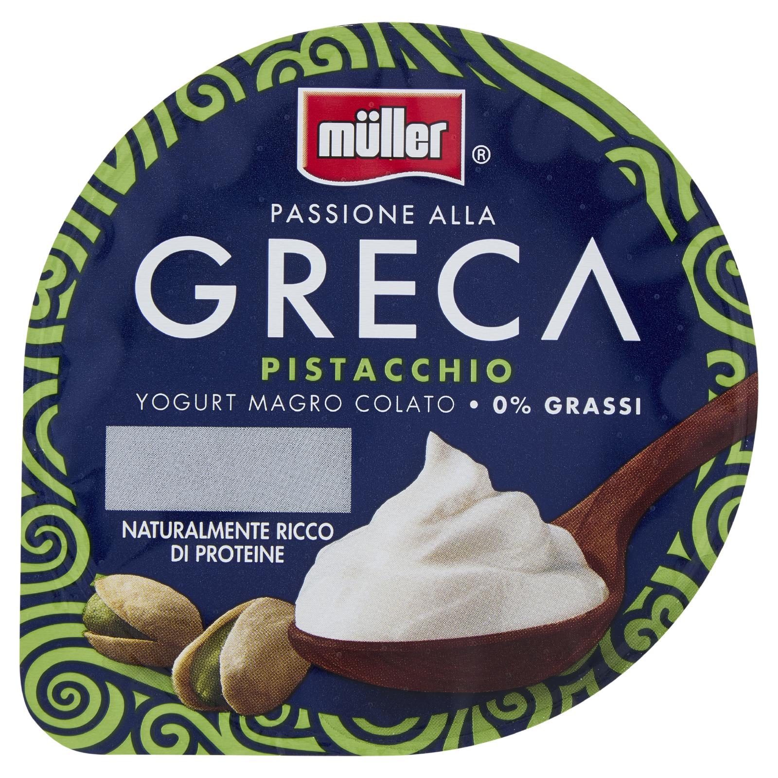 Müller Passione alla Greca 0% Pistacchio 150g