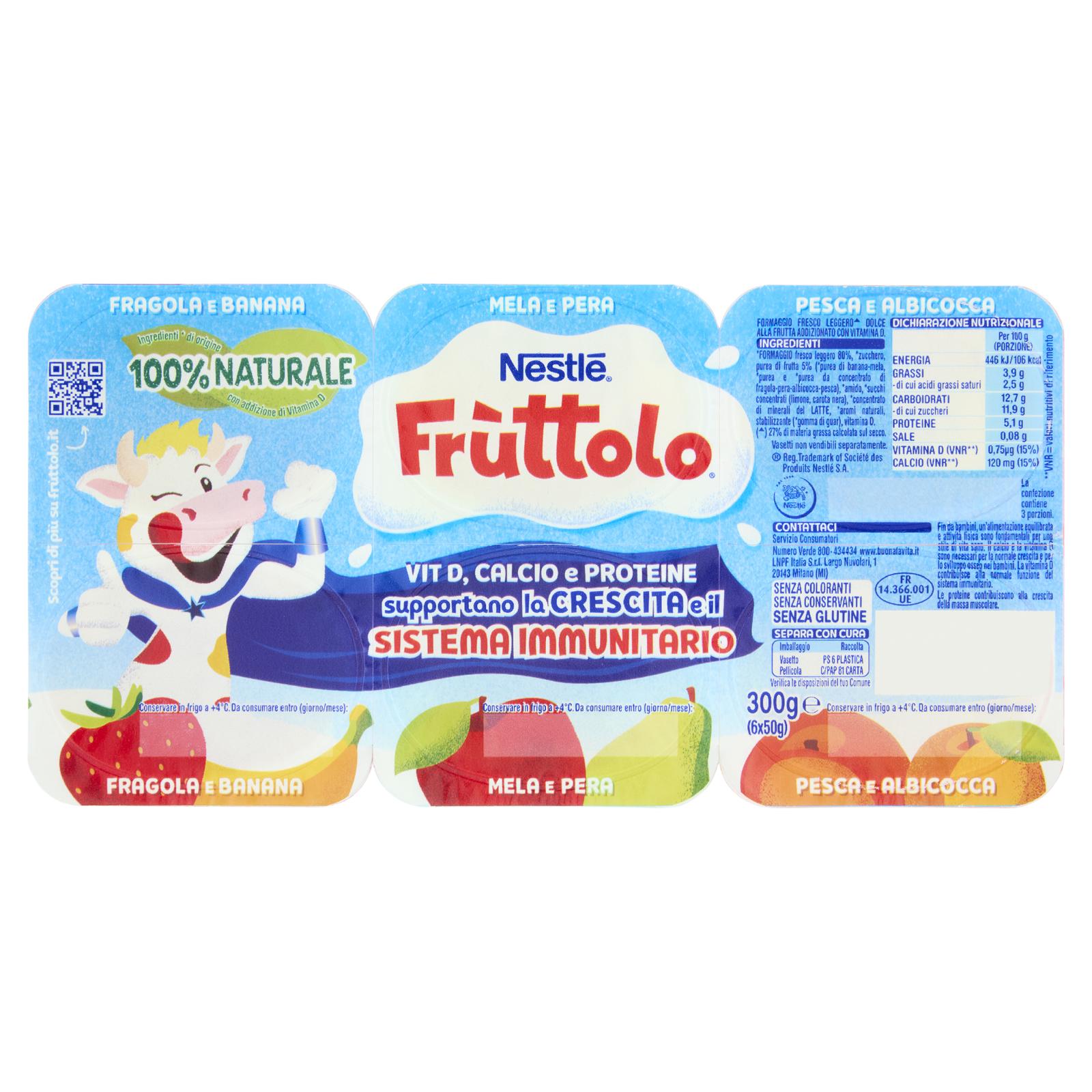 Nestlé Frùttolo Gusti Misti 6x50g