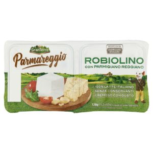 Parmareggio Robiolino con Parmigiano Reggiano Formaggio Fresco Spalmabile 2x60g