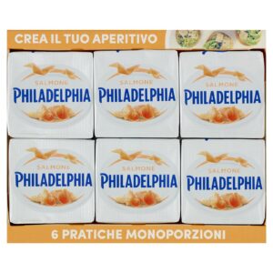 Philadelphia al Salmone Formaggio Fresco Spalmabile 6x25g