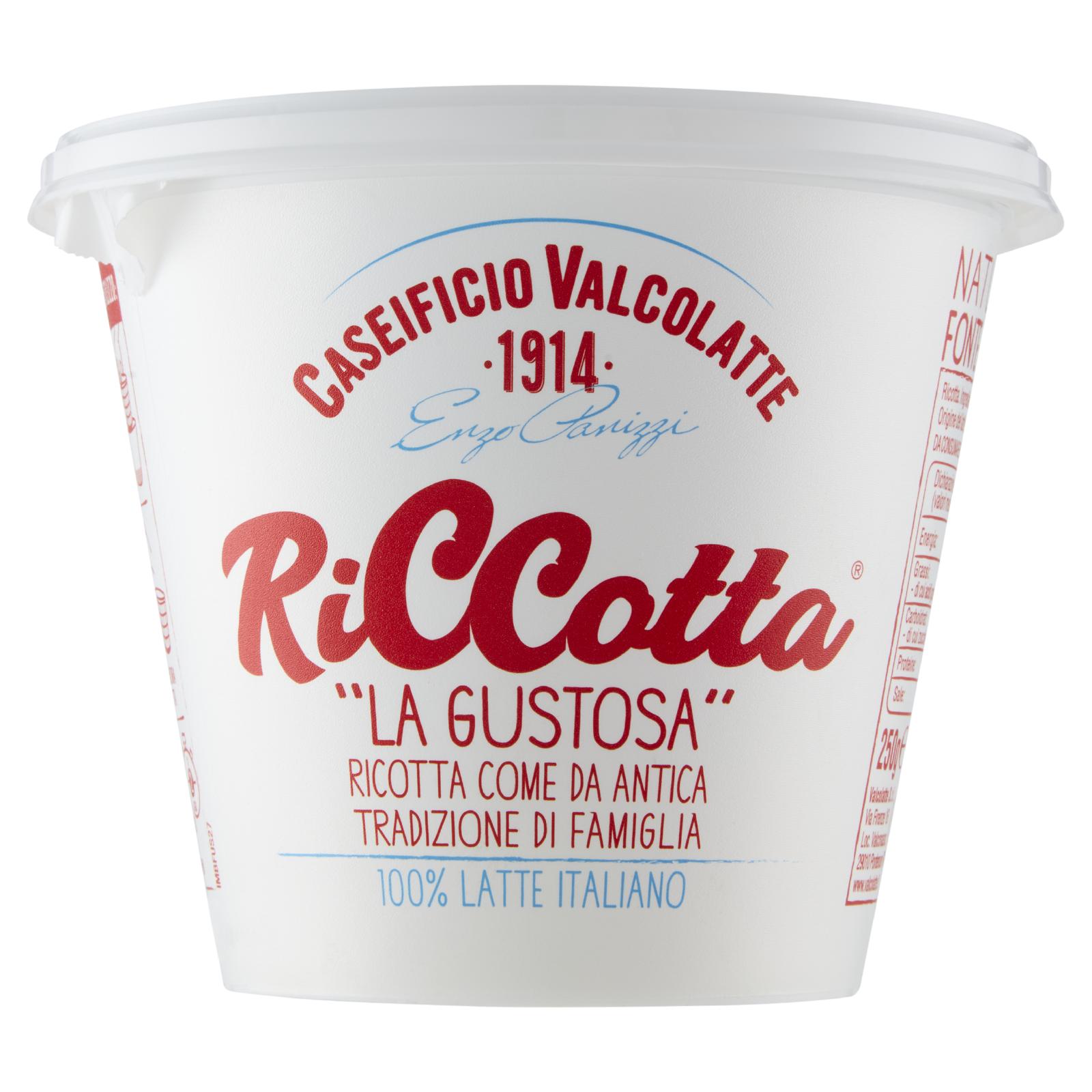 Valcolatte La Gustosa Ricotta Fresca 250g