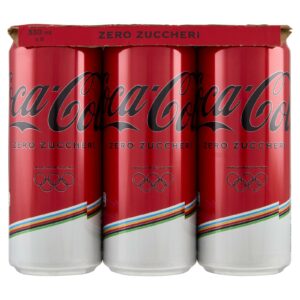 Coca-Cola Zero Zuccheri Lattine 6 x 330 ml