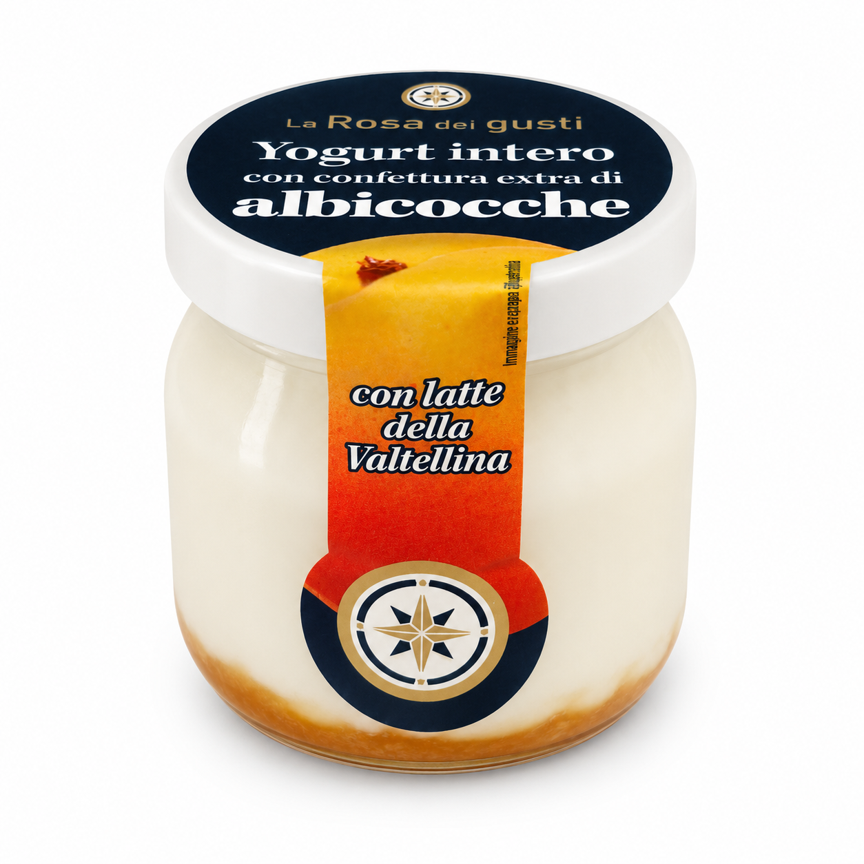 La Rosa dei Gusti Yogurt Intero Albicocca 125g