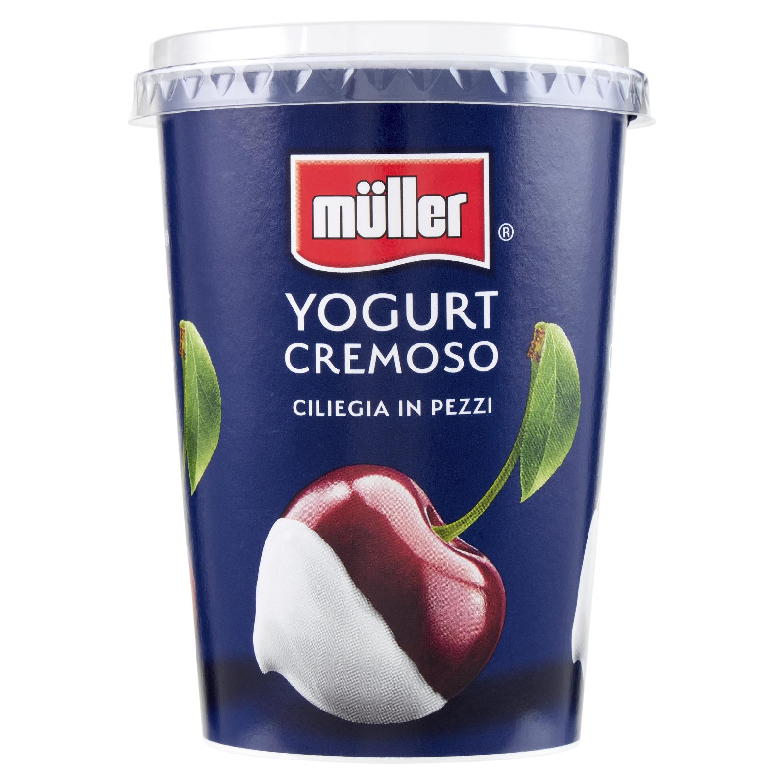 YOGURT CREMOSO CILIEGIA MULLER GR 500