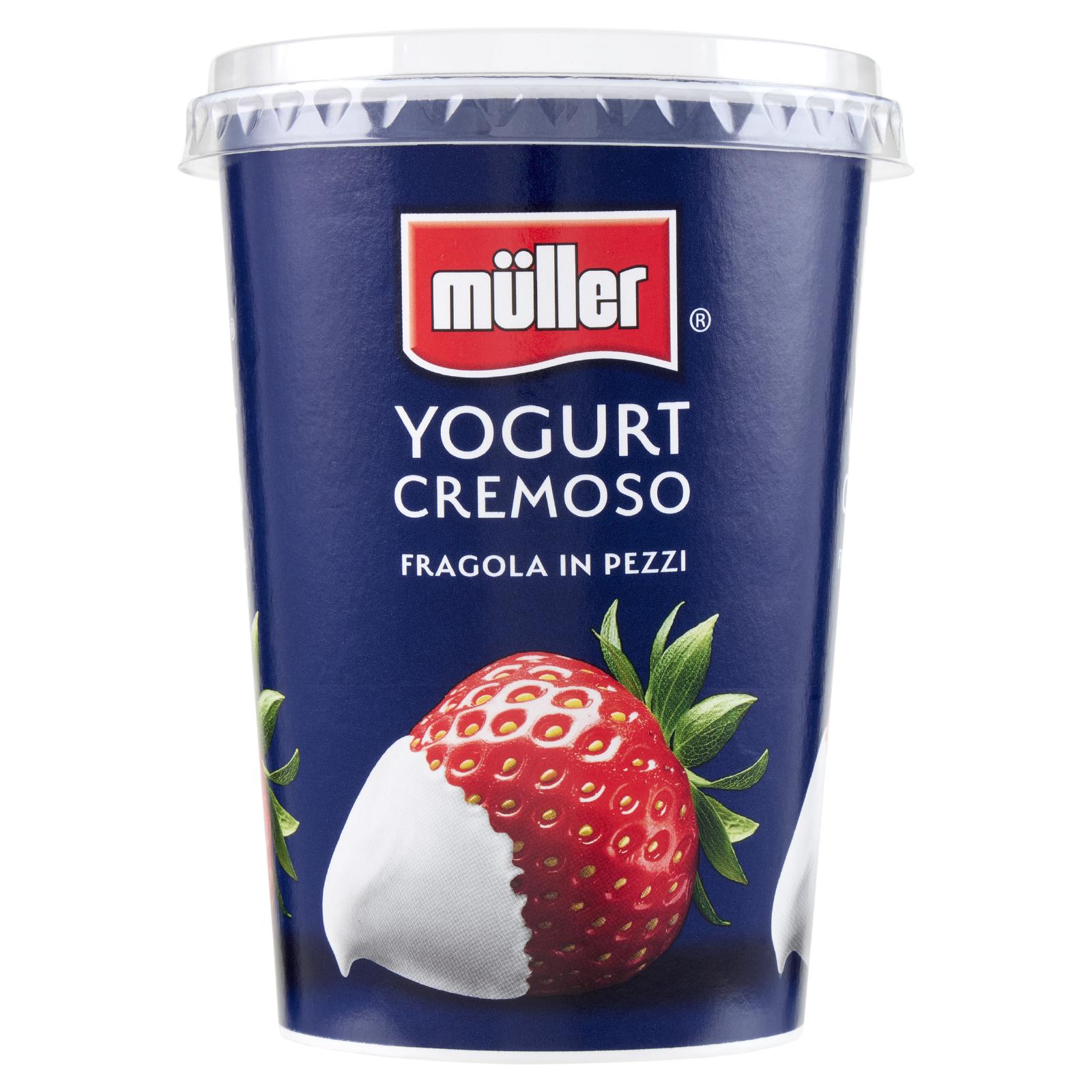 YOGURT CREMOSO FRAGOLA MULLER GR 500