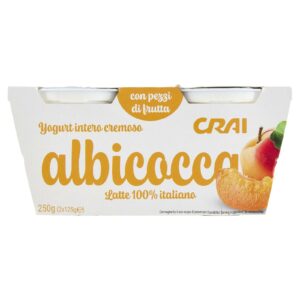 CRAI YOGURT INTERO CREMOSO ALBICOCCA 2 X 125 G