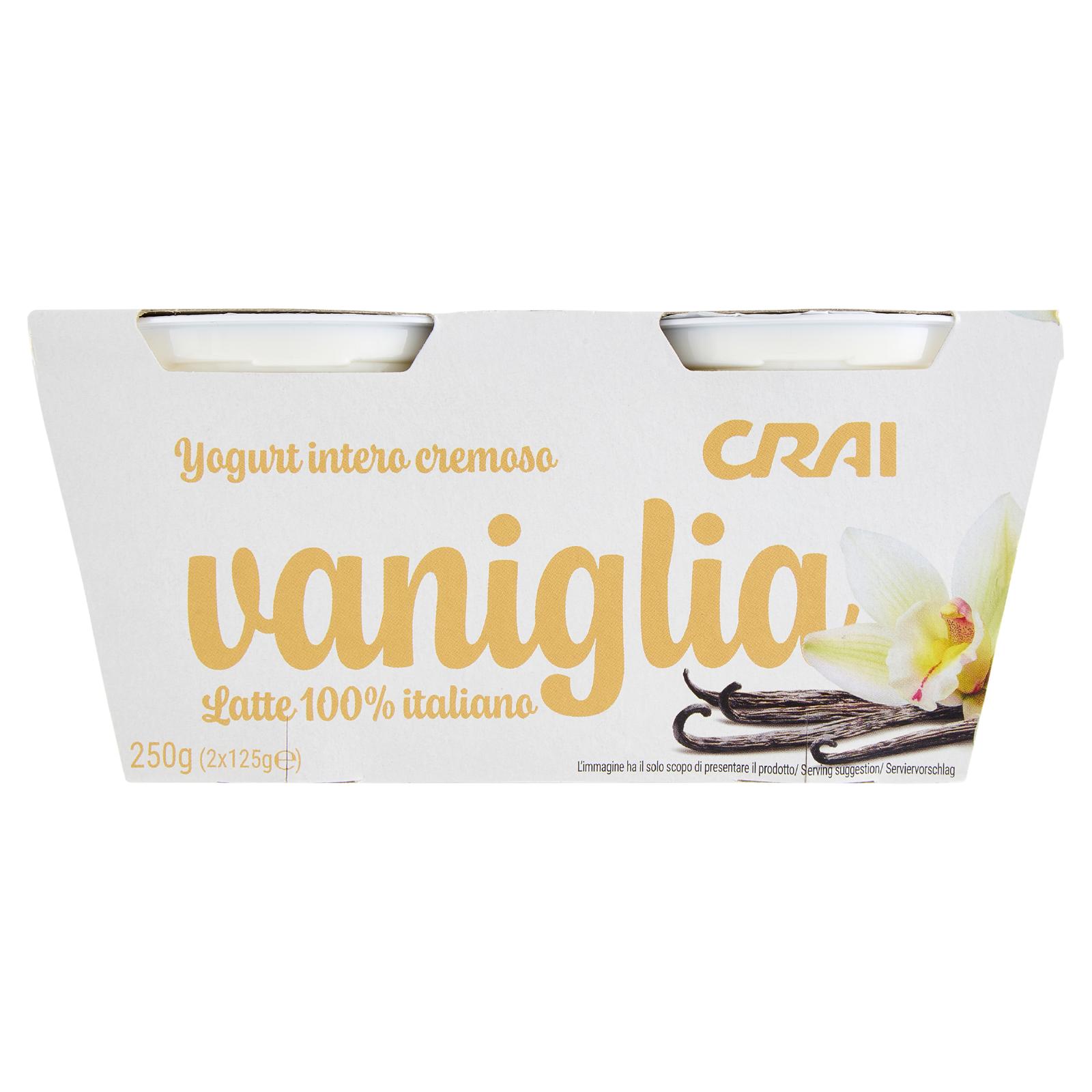 CRAI YOGURT INTERO CREMOSO VANIGLIA 2 X 125 G
