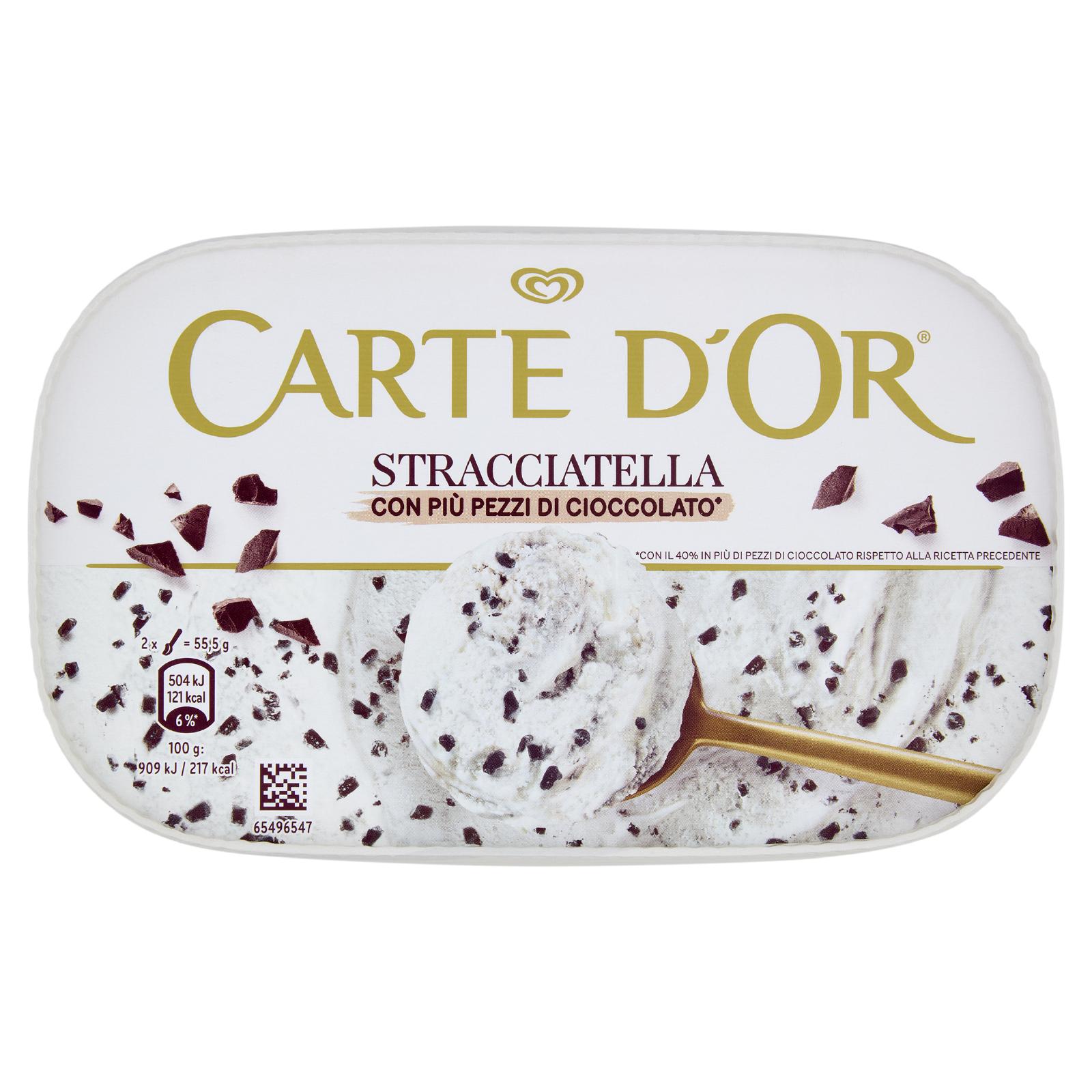 Algida Carte D'Or Classico Gelato alla Stracciatella 500g