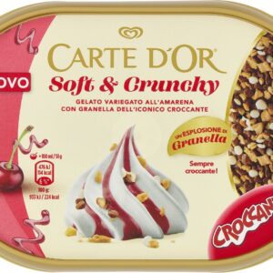 Algida Carte D'Or Soft & Crunchy Croccante Gelato 383g