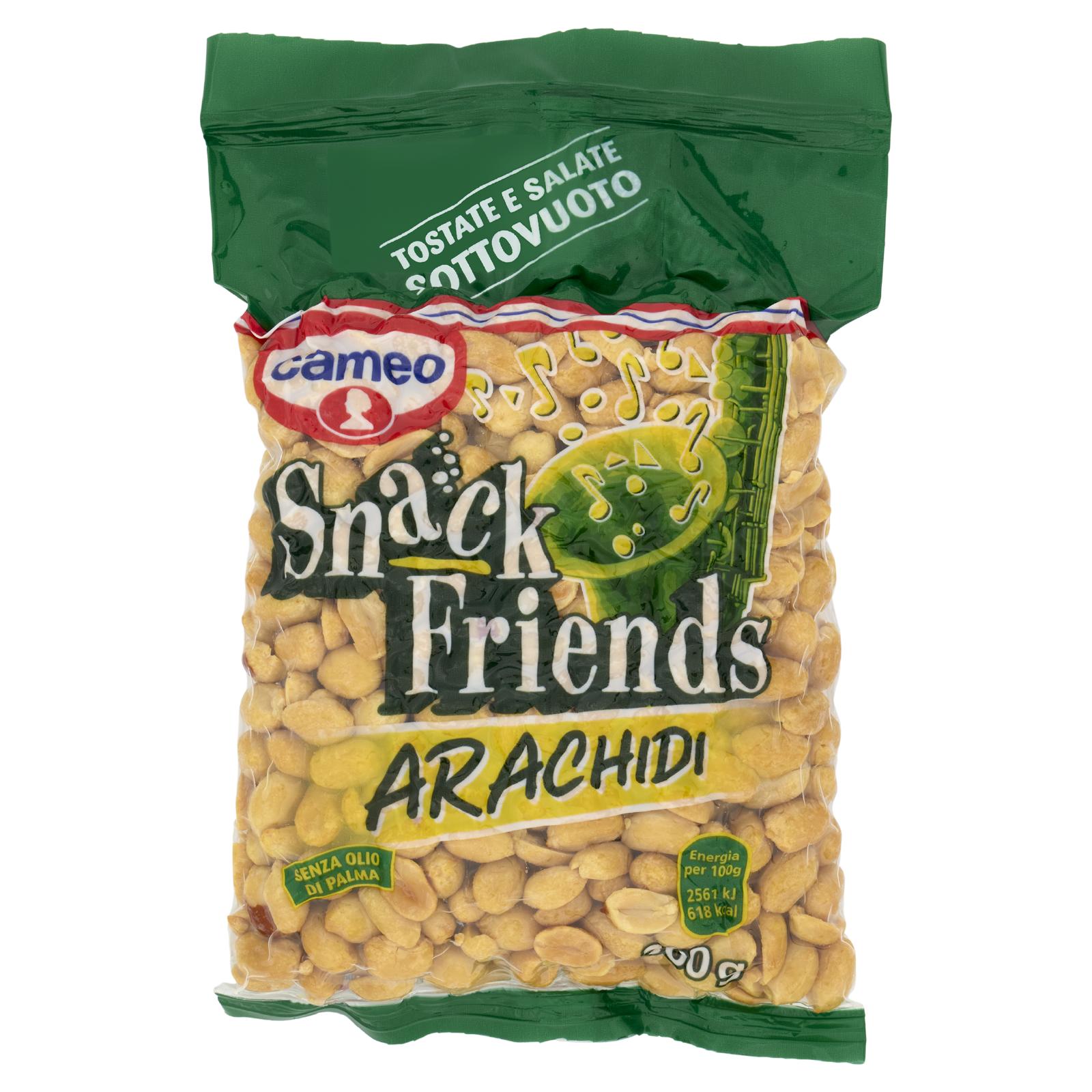 Cameo Snack Friends Arachidi Tostate e Salate Sottovuoto 300g