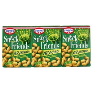 Cameo Snack Friends Arachidi Tostate e Salate Sottovuoto 3x40g