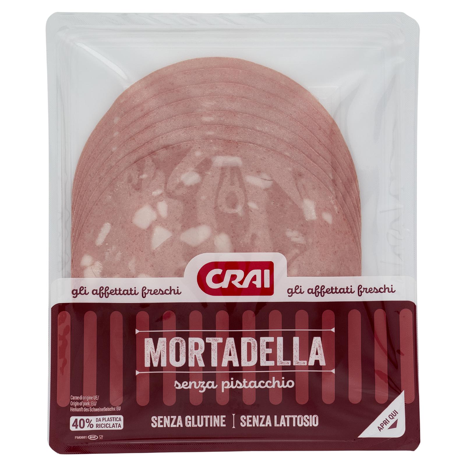 Crai Gli Affettati Freschi Mortadella Affettata 120g