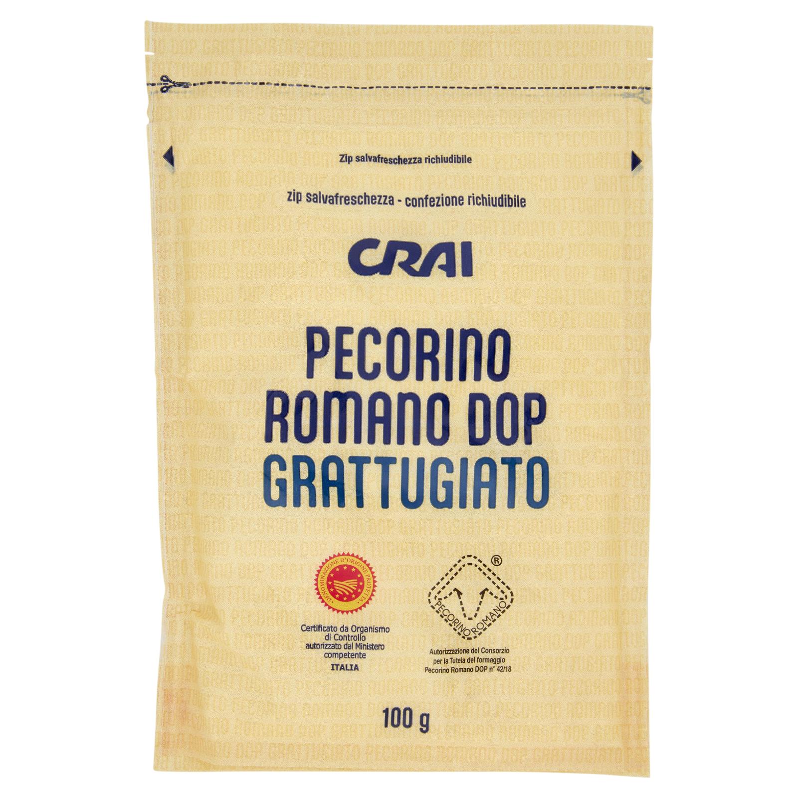Crai Pecorino Romano DOP Grattugiato 100g