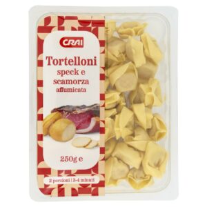 Crai Tortelli Speck e Scamorza Pasta Fresca Ripiena 250g