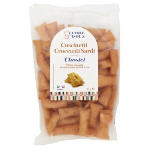 Cuore dell'Isola Cuscinetti Croccanti Sardi Classici di Pane Carasau 80g
