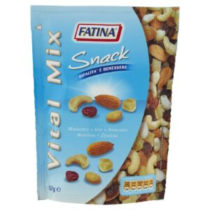 Fatina Fitness Mix Vital con Mandorle, Anacardi, Arachidi, Uvetta e Zenzero 150g