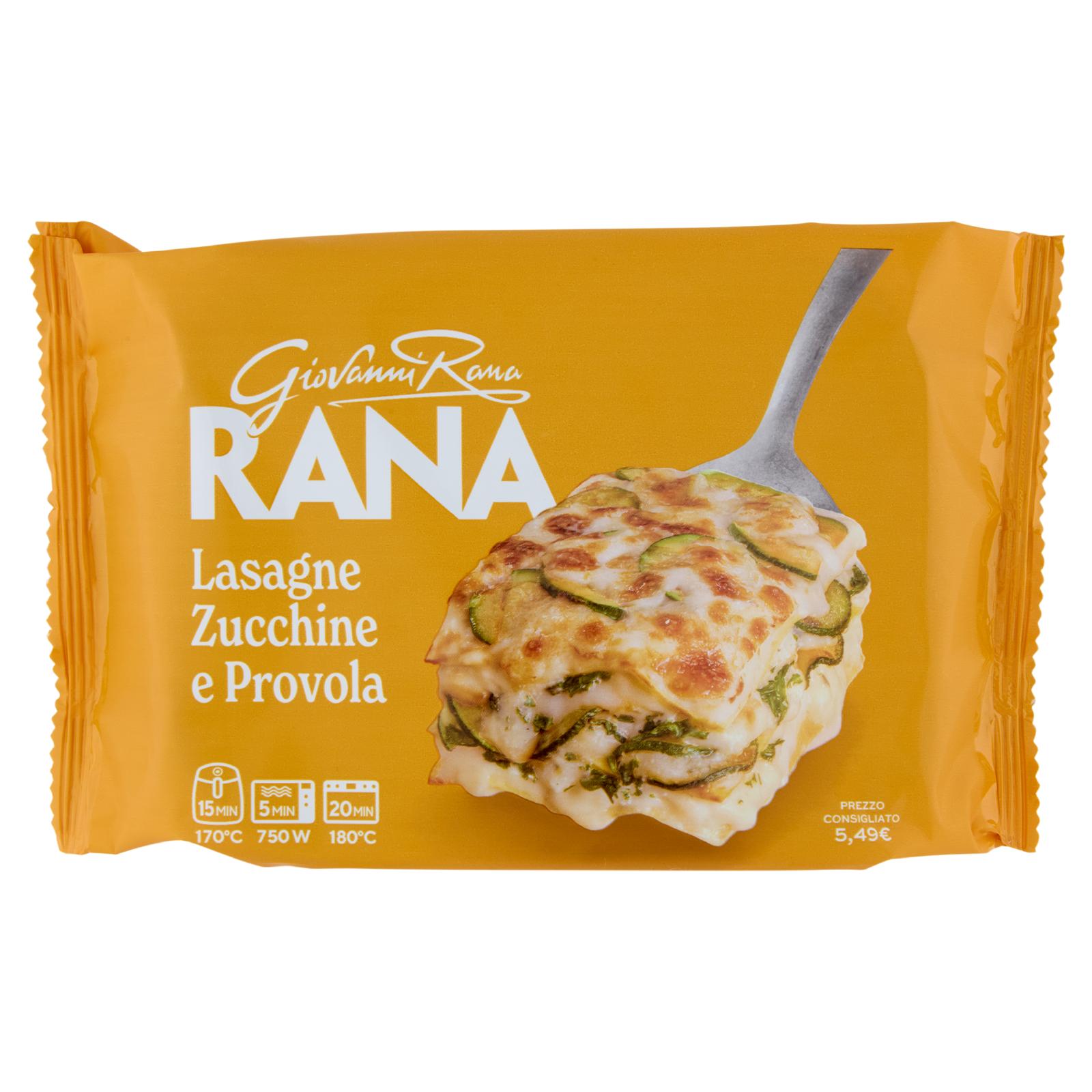 Giovanni Rana Lasagne Fresche Zucchine e Provola Affumicata Piatto Pronto 350g