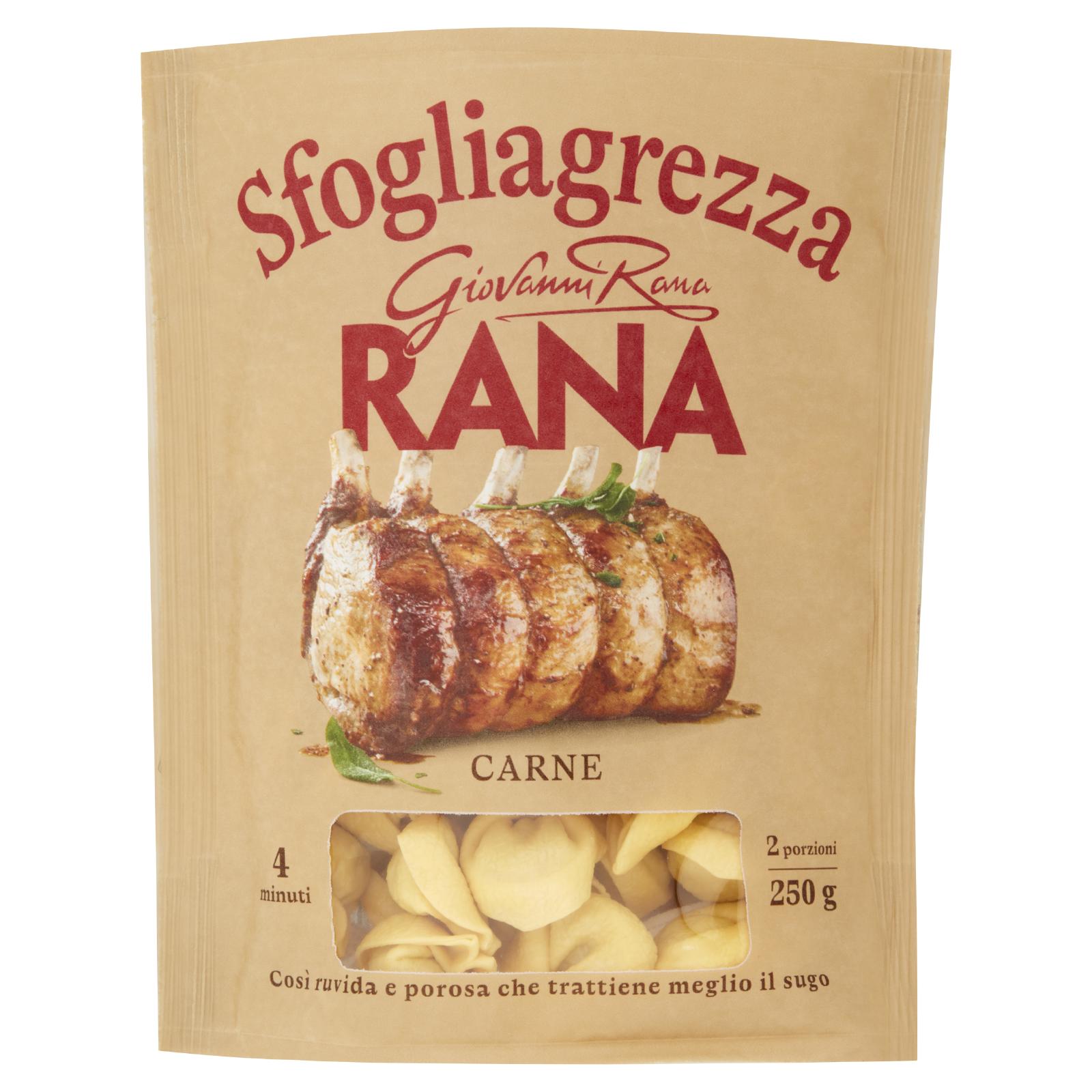Giovanni Rana Sfogliagrezza Carne Pasta Fresca Ripiena 250g