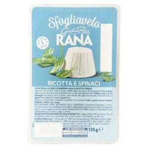 Giovanni Rana Sfogliavelo Ricotta e Spinaci Pasta Fresca Ripiena 125g